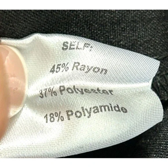 New Choosy St Crosby Plunging Shirt Dress 12 Black Sophie Turner Kim Kardashian - Picture 10 of 10